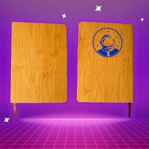 Cuaderno tipo madera bambú Personalizado